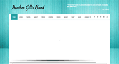 Desktop Screenshot of heathergillisband.com